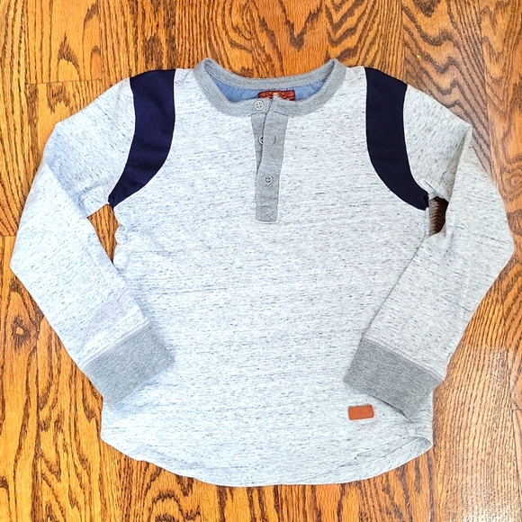 7 for all mankind boys henley tee - Picture 1 of 4